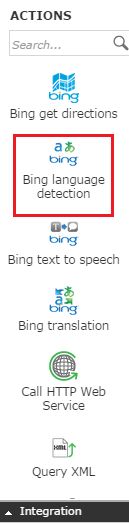 BING Language Detaction